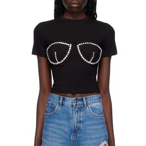 Area bustier-style tshirt